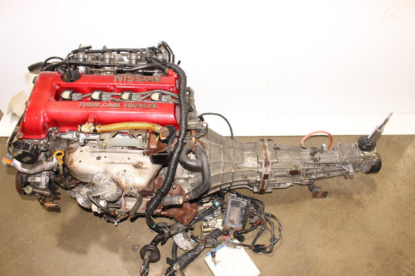 1989 1993 Nissan 240SX Silvia S13 2.0L Red Top Turbo Engine 5 Speed Transmission ECU JDM SR20DET JDM Motor